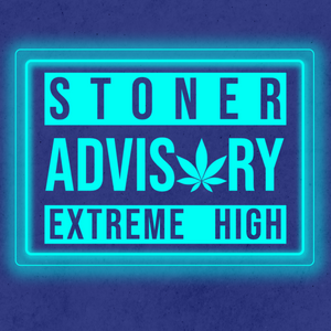 Personalized LED Color Changing Acrylic Stoner Advisory Sign