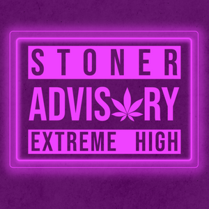 Personalized LED Color Changing Acrylic Stoner Advisory Sign