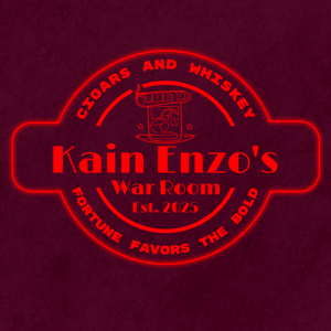 Personalized LED Color Changing Acrylic Whiskey & Cigar Sign