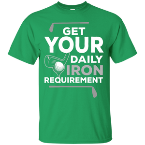 Get Your Daily Iron Requirement T-Shirt Apparel - The Beer Lodge