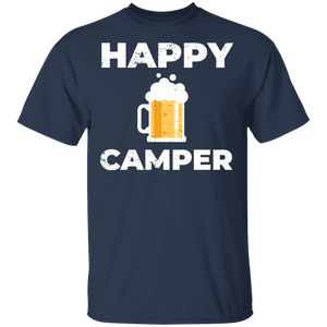 Happy Camper T-Shirt Apparel - The Beer Lodge