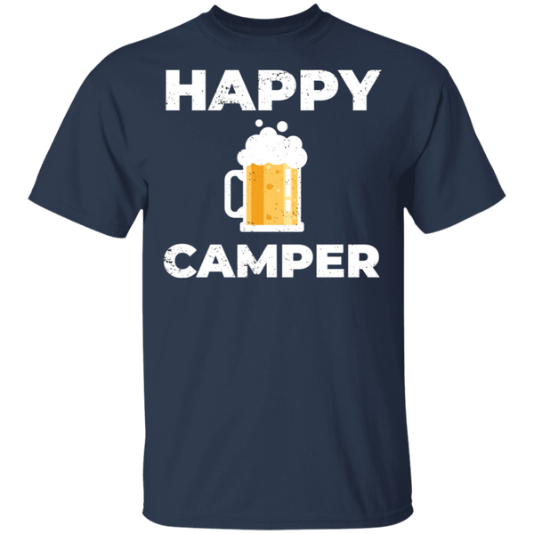 Happy Camper T-Shirt Apparel - The Beer Lodge