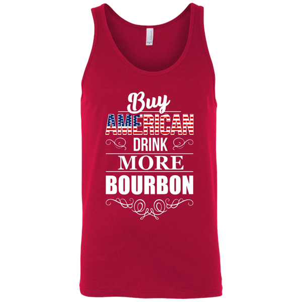 Buy American Drink More Bourbon Tank Top Apparel - The Beer Lodge