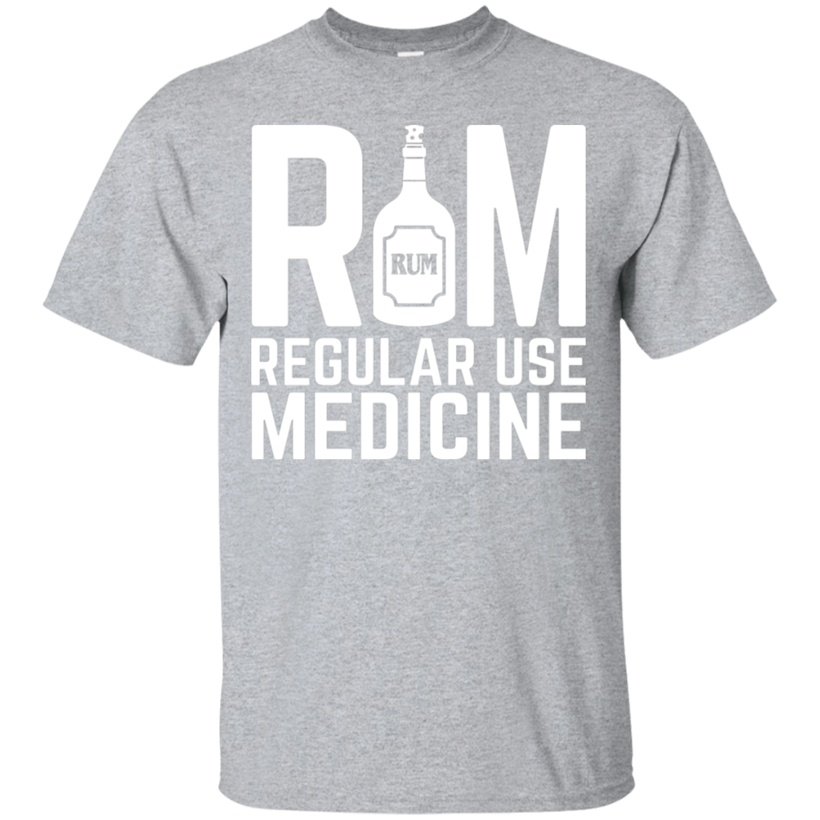 RUM Regular Use Medicine T-Shirt Apparel - The Beer Lodge