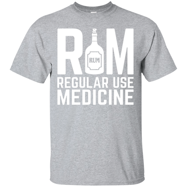 RUM Regular Use Medicine T-Shirt Apparel - The Beer Lodge