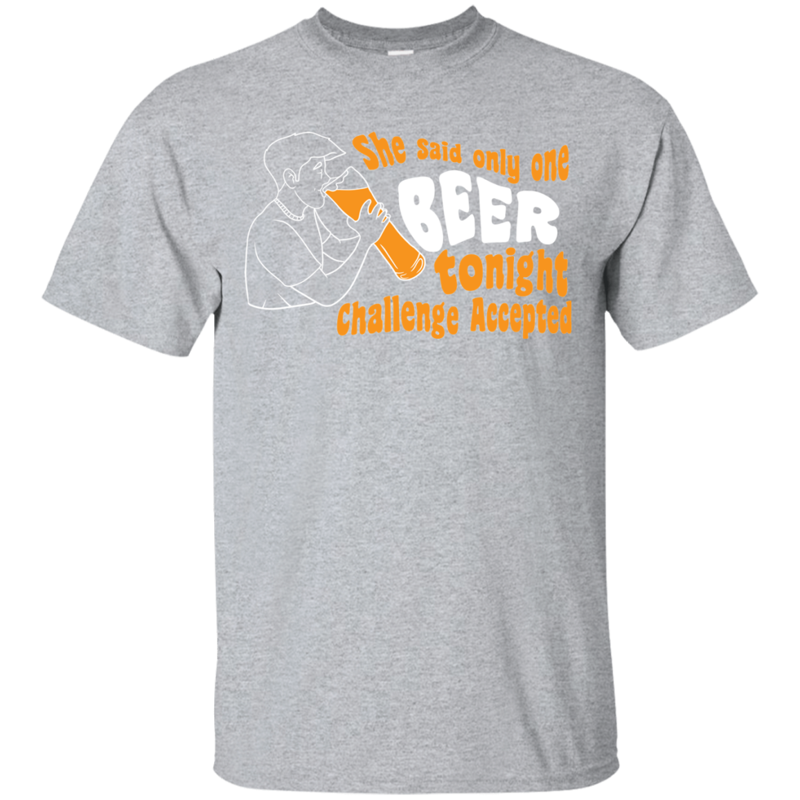 One Beer Challenge T-Shirt Apparel - The Beer Lodge