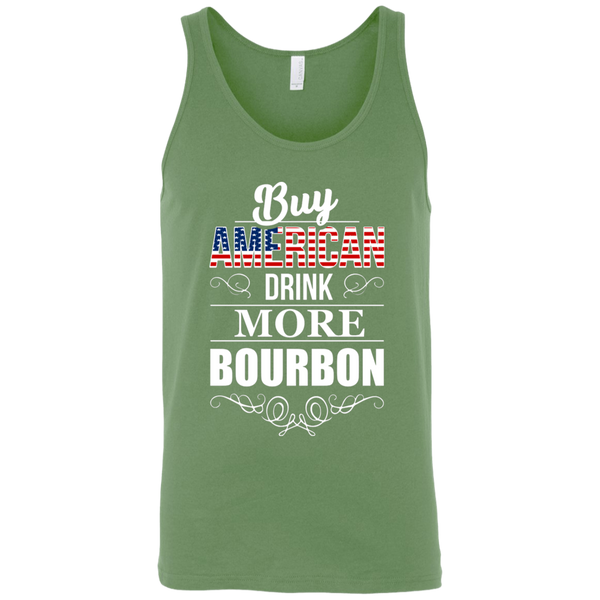 Buy American Drink More Bourbon Tank Top Apparel - The Beer Lodge