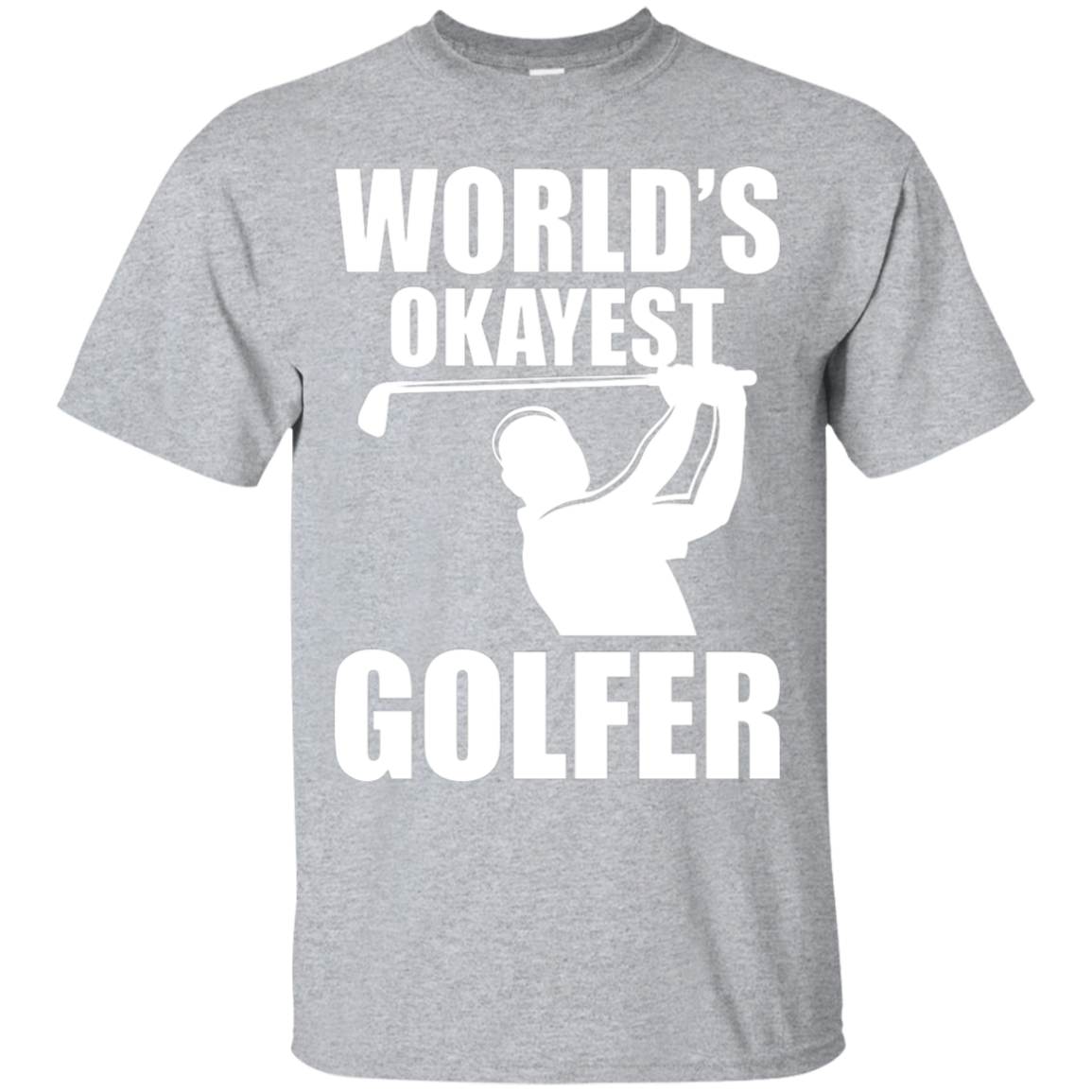 World's Okayest Golfer T-Shirt Apparel - The Beer Lodge
