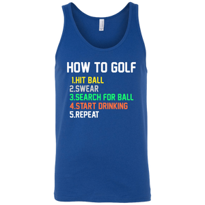 How To Golf Tank Top Apparel - The Beer Lodge