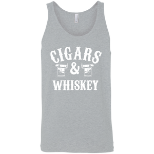 Cigars And Whiskey Tank Top Apparel - The Beer Lodge