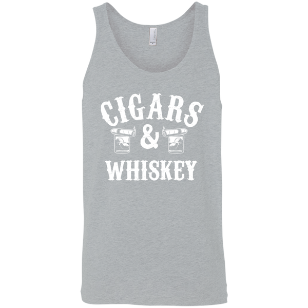 Cigars And Whiskey Tank Top Apparel - The Beer Lodge