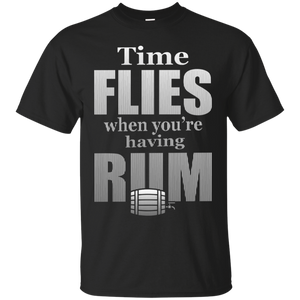 Time Flies When You're Having Rum T-Shirt Apparel - The Beer Lodge