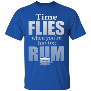 Time Flies When You're Having Rum T-Shirt Apparel - The Beer Lodge