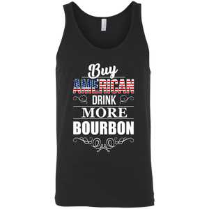 Buy American Drink More Bourbon Tank Top Apparel - The Beer Lodge