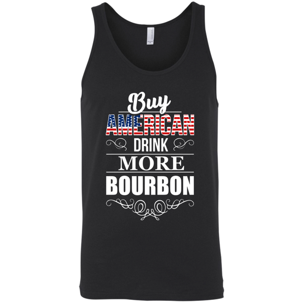 Buy American Drink More Bourbon Tank Top Apparel - The Beer Lodge