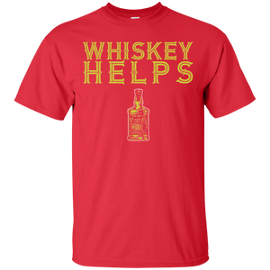 Whiskey Helps T-Shirt Apparel - The Beer Lodge