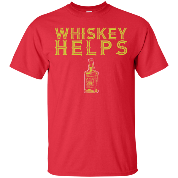 Whiskey Helps T-Shirt Apparel - The Beer Lodge