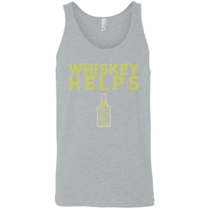 Whiskey Helps Tank Top Apparel - The Beer Lodge