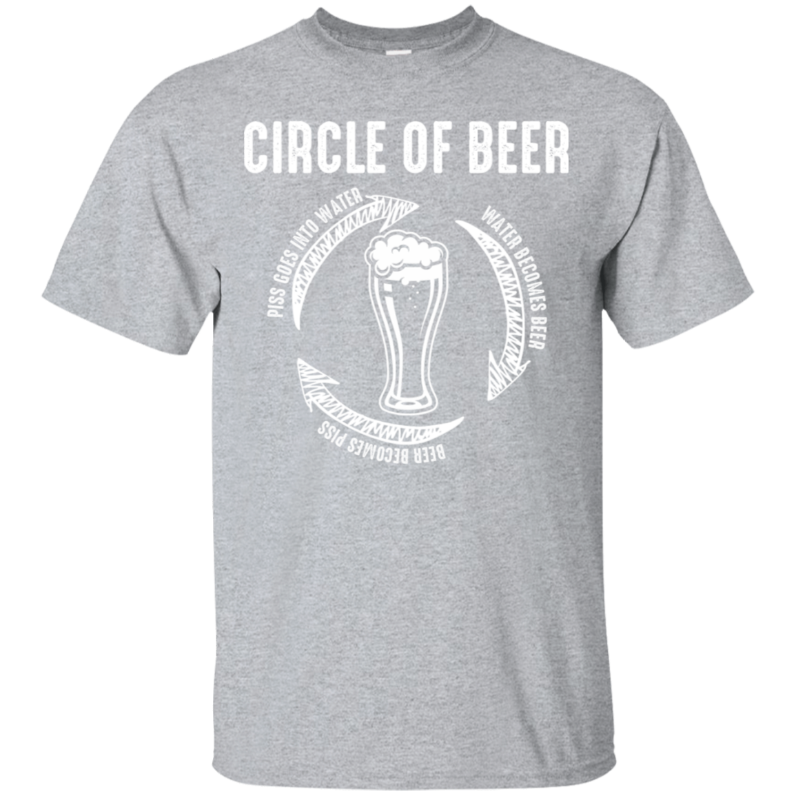 Circle Of Beer T-Shirt T-Shirts - The Beer Lodge