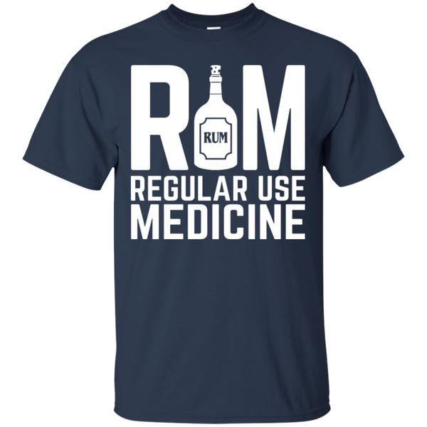 RUM Regular Use Medicine T-Shirt Apparel - The Beer Lodge