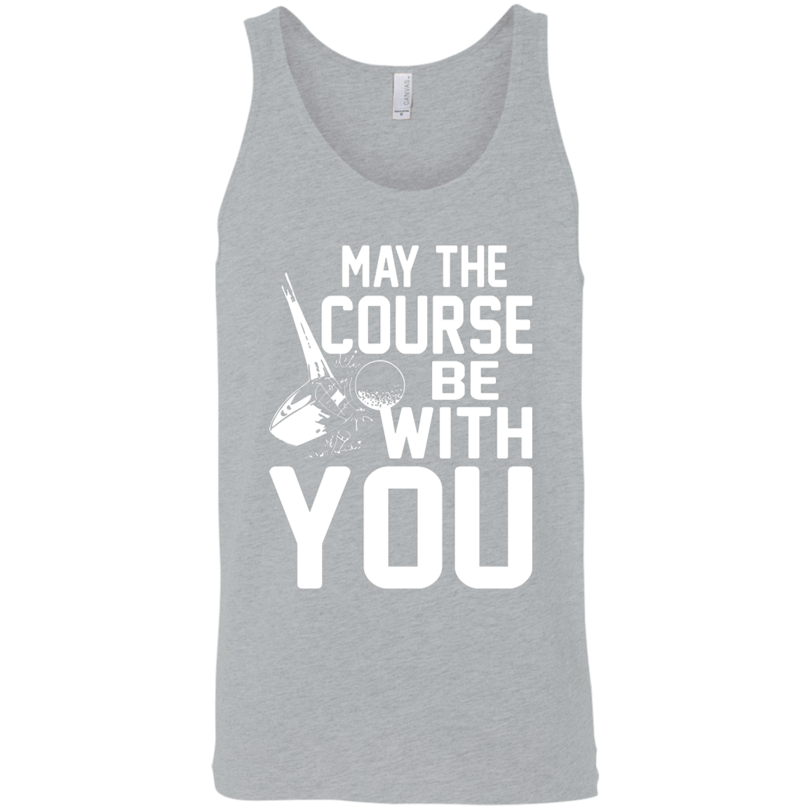 May The Course Be With you Tank Top Apparel - The Beer Lodge