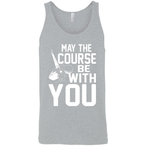 May The Course Be With you Tank Top Apparel - The Beer Lodge