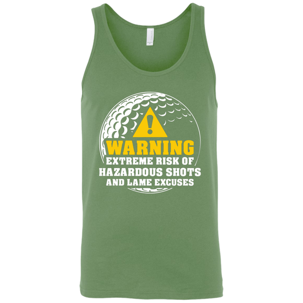 Warning Extreme Risk Of Hazardous Shots And Lame Excuses Tank Top Apparel - The Beer Lodge