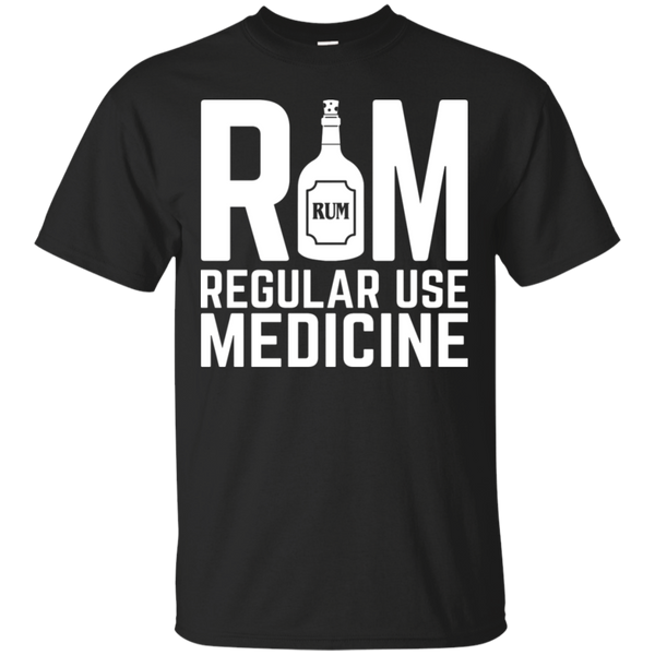 RUM Regular Use Medicine T-Shirt Apparel - The Beer Lodge