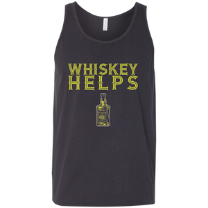 Whiskey Helps Tank Top Apparel - The Beer Lodge
