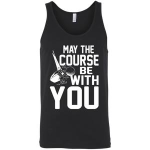 May The Course Be With you Tank Top Apparel - The Beer Lodge