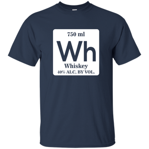 750ml Whiskey Periodic Table T-Shirt Apparel - The Beer Lodge