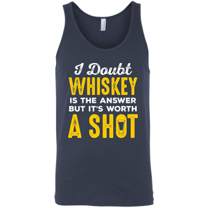 I Doubt Whiskey Is The Answer But It's Worth A Shot Tank Top Apparel - The Beer Lodge