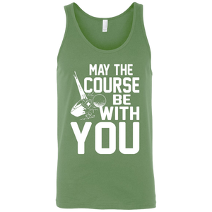 May The Course Be With you Tank Top Apparel - The Beer Lodge