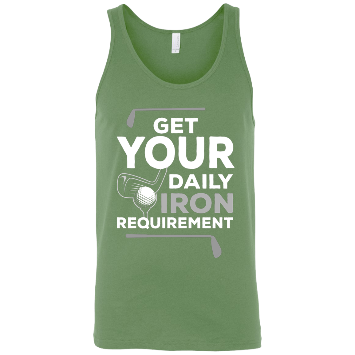 Get Your Daily Iron Requirement Tank Top Apparel - The Beer Lodge