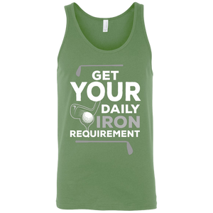 Get Your Daily Iron Requirement Tank Top Apparel - The Beer Lodge