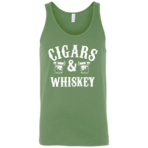 Cigars And Whiskey Tank Top Apparel - The Beer Lodge