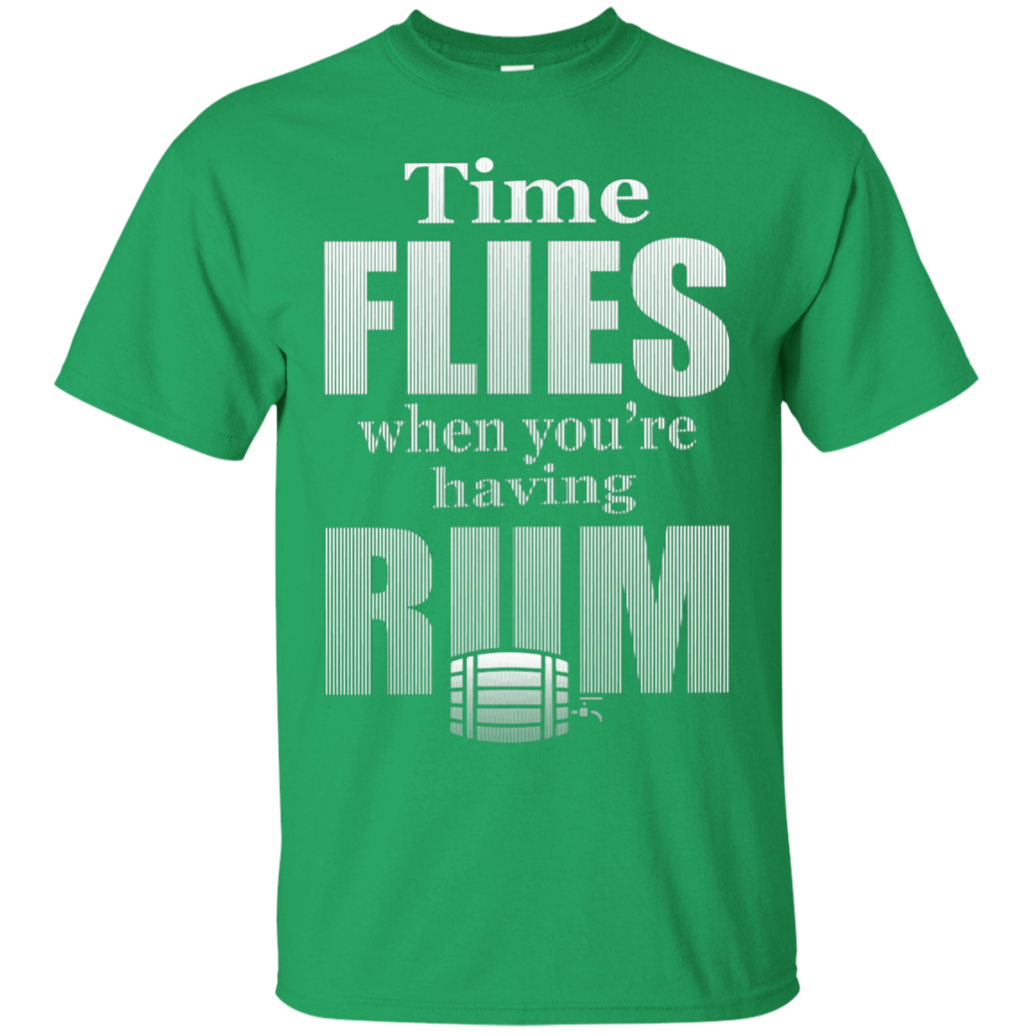 Time Flies When You're Having Rum T-Shirt Apparel - The Beer Lodge