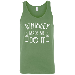 Whiskey Made Me Do It Tank Top Apparel - The Beer Lodge