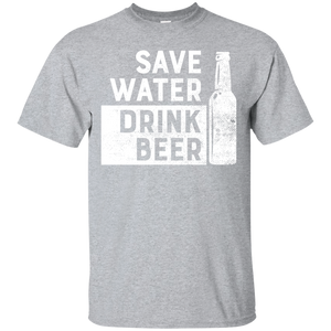 Save Water Drink Beer T-Shirt Apparel - The Beer Lodge