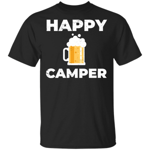 Happy Camper T-Shirt Apparel - The Beer Lodge