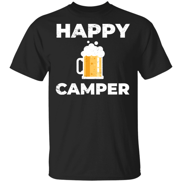 Happy Camper T-Shirt Apparel - The Beer Lodge