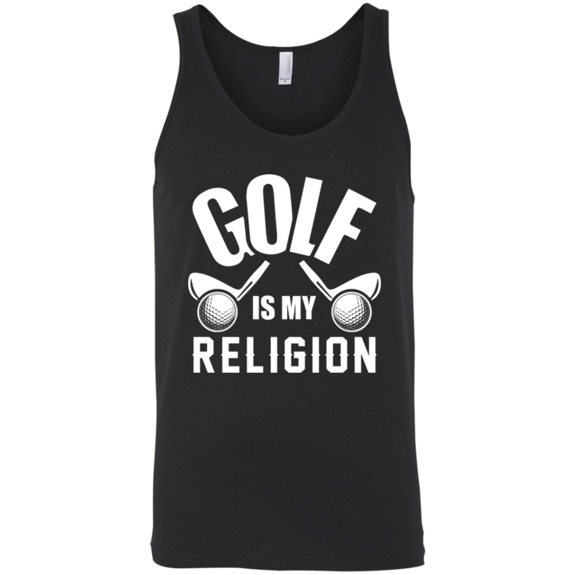 Golf Is my Religion Tank Top Apparel - The Beer Lodge
