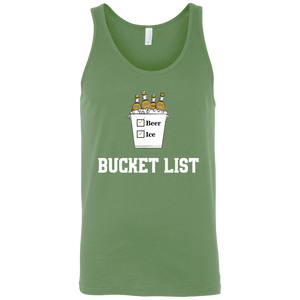 Bucket List Tank Top Apparel - The Beer Lodge