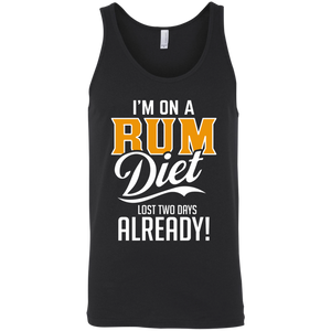 I'm On A Rum Diet Lost Two Days Already Tank Top Apparel - The Beer Lodge