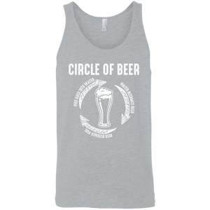 Circle Of Beer Tank Top T-Shirts - The Beer Lodge