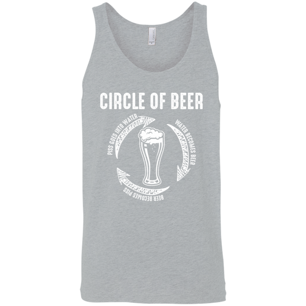 Circle Of Beer Tank Top T-Shirts - The Beer Lodge