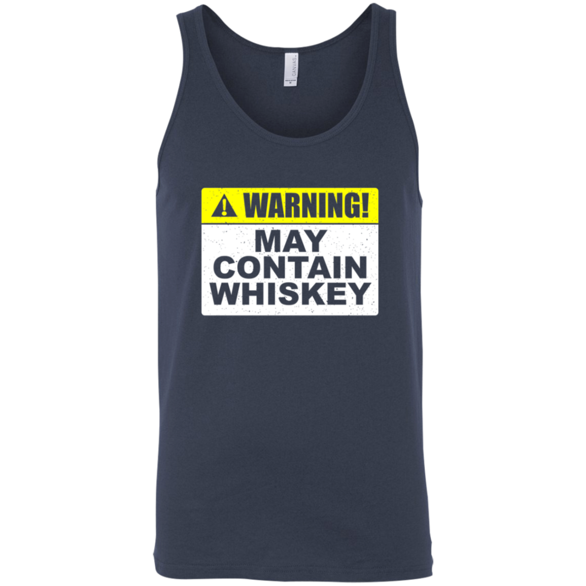 Warning May Contain Whiskey Tank Top Apparel - The Beer Lodge