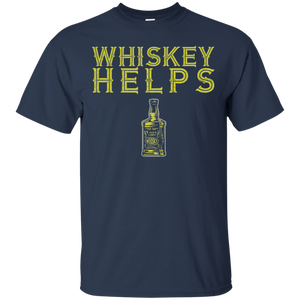 Whiskey Helps T-Shirt Apparel - The Beer Lodge