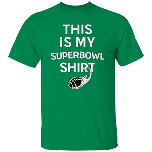 This Is My Superbowl Shirt Red & Green T-Shirt