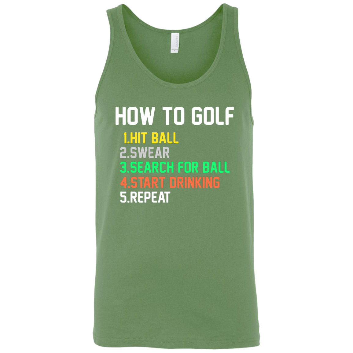 How To Golf Tank Top Apparel - The Beer Lodge